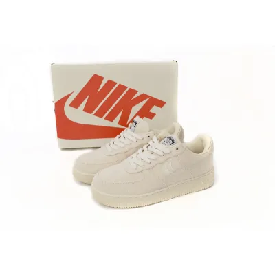 QF Stussy x Nike Air Force 1 Low “Fossil Stone” 02
