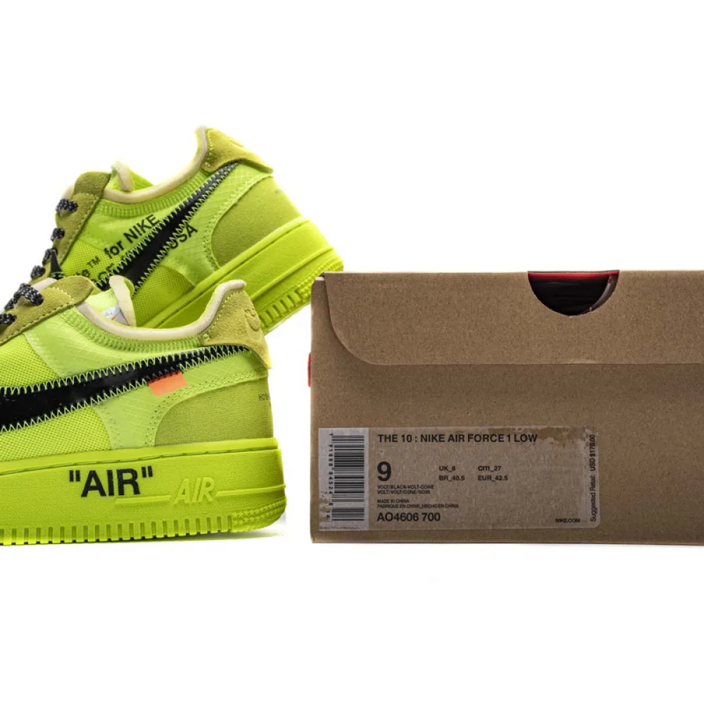 TS OFF White X Air Force 1 Low Volt