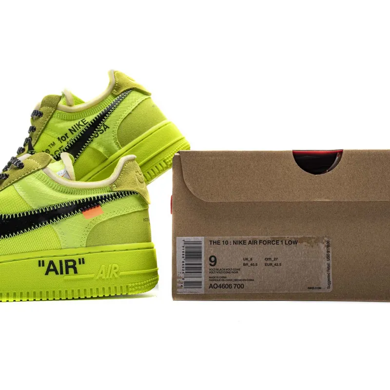 TS OFF White X Air Force 1 Low Volt