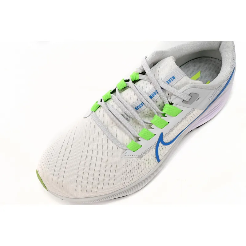  Nike AIR ZOOM PEGASUS 38 White Green Blue Tick