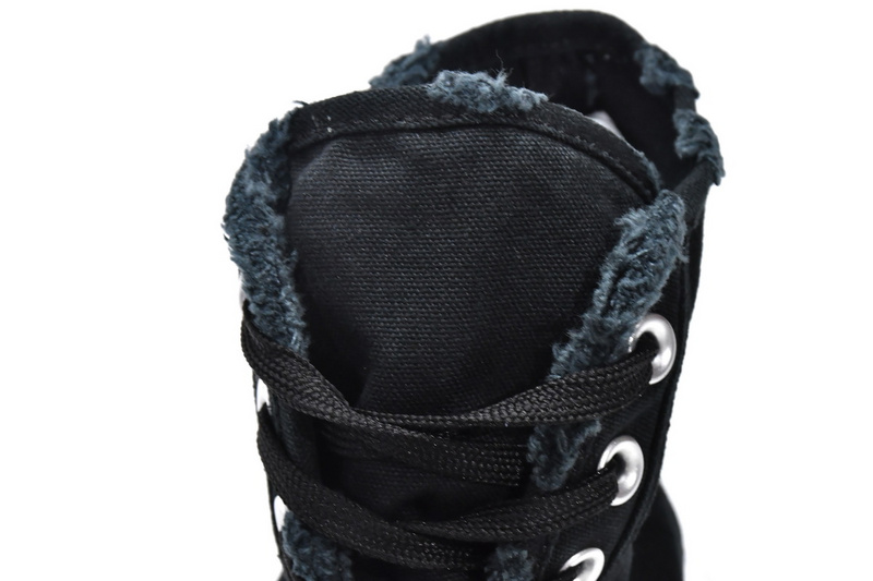 Balenciaga Paris High Destroyed - Black White