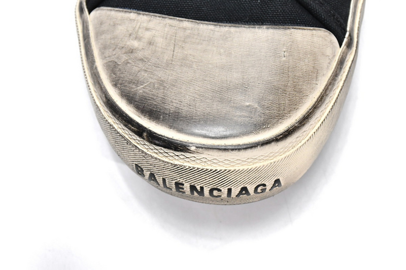 Balenciaga Paris High Destroyed - Black White