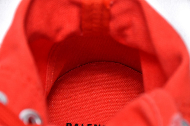 Balenciaga Paris High Destroyed - Red