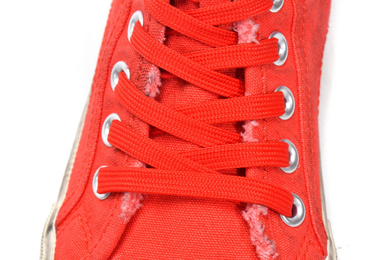 Balenciaga Paris High Destroyed - Red
