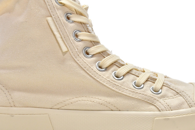 Balenciaga Paris High Destroyed - White