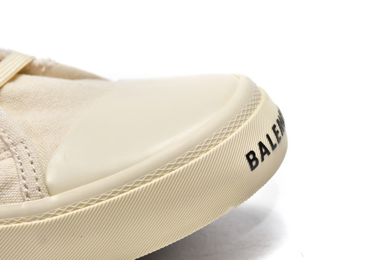 Balenciaga Paris High Destroyed - White