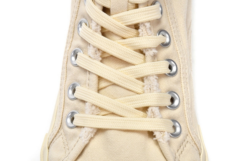 Balenciaga Paris High Destroyed - White