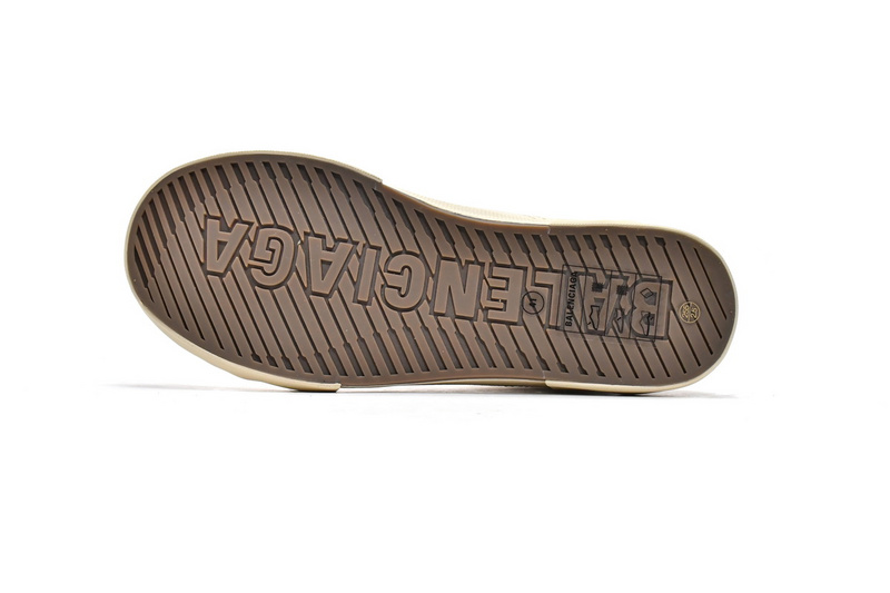 Balenciaga Paris High Destroyed - White