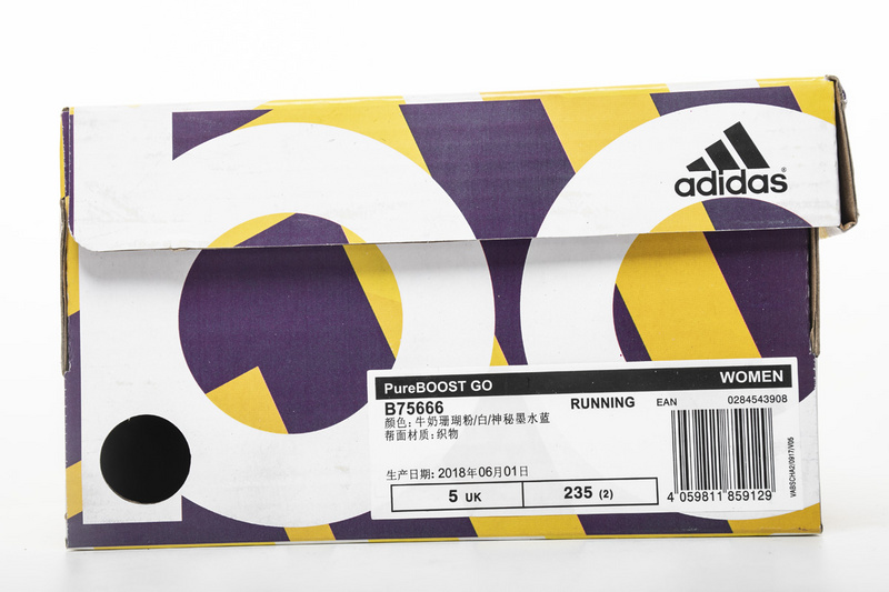 Adidas Pure Boost GO "Cloud White/Cloud White/Mystery Ink" 