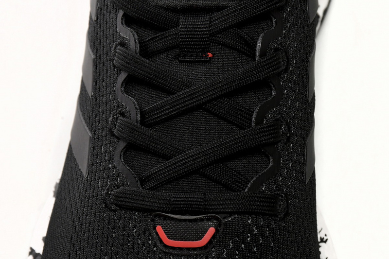 Adidas Pure Boost 21 Black Vivid Red