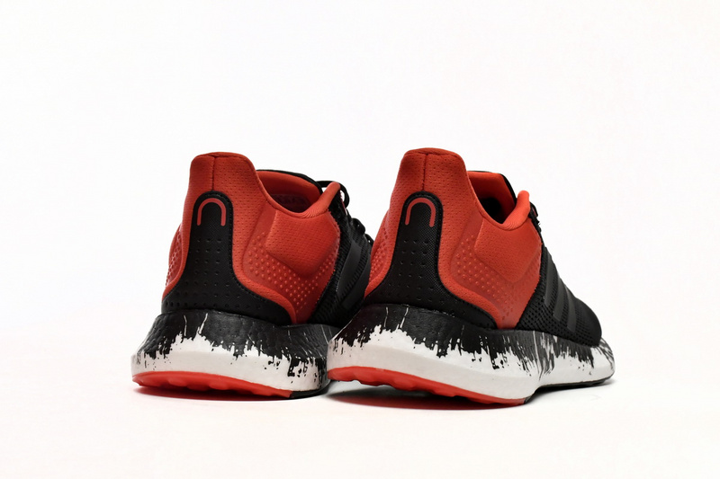 Adidas Pure Boost 21 Black Vivid Red