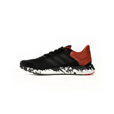 Adidas Pure Boost 21 Black Vivid Red 01