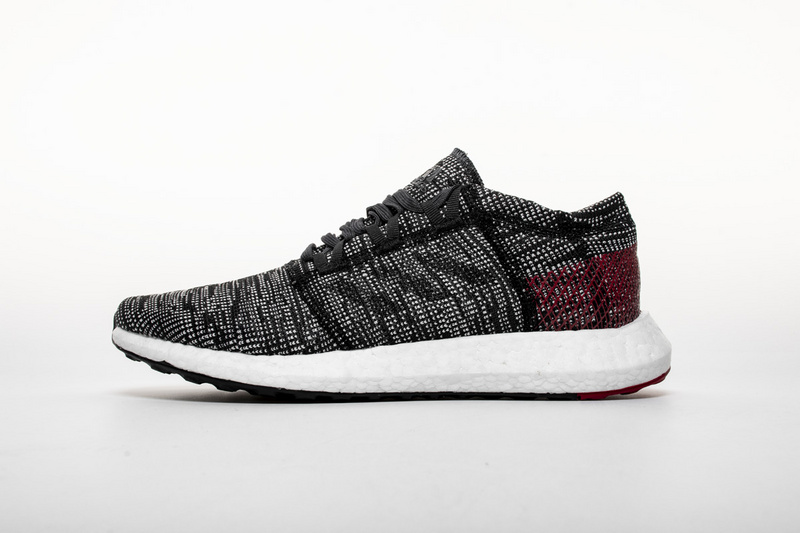 Adidas Pure Boost GO "Carbon/Core Black/Power Red"