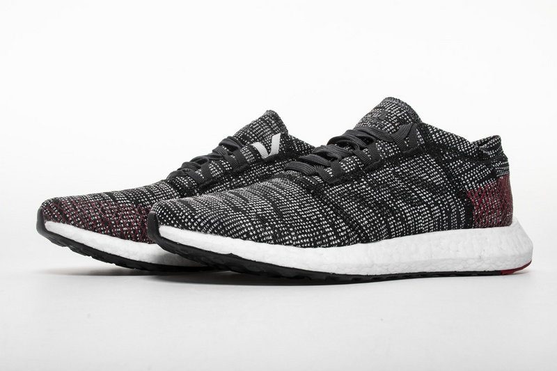 Adidas Pure Boost GO "Carbon/Core Black/Power Red"