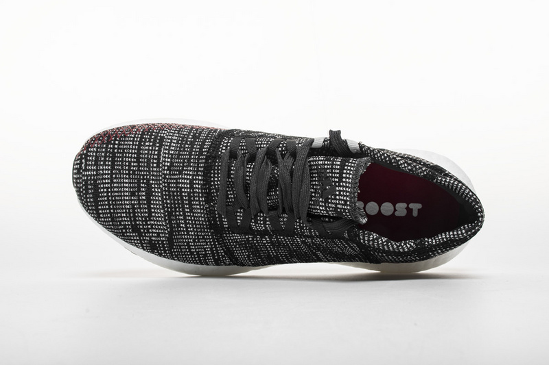 Adidas Pure Boost GO "Carbon/Core Black/Power Red"