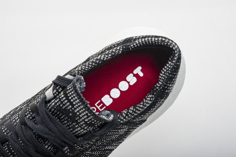 Adidas Pure Boost GO "Carbon/Core Black/Power Red"