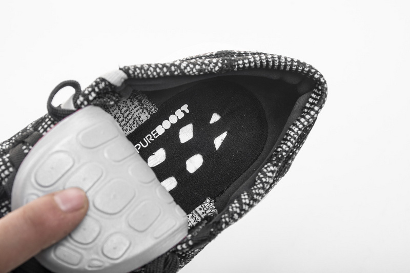 Adidas Pure Boost GO "Carbon/Core Black/Power Red"