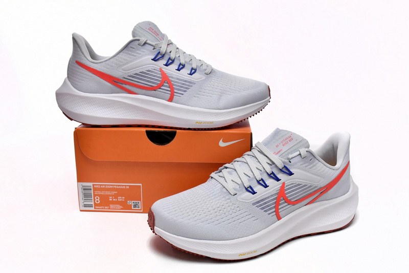 Nike Air Zoom Pegasus 39 Grey Bright Crimson