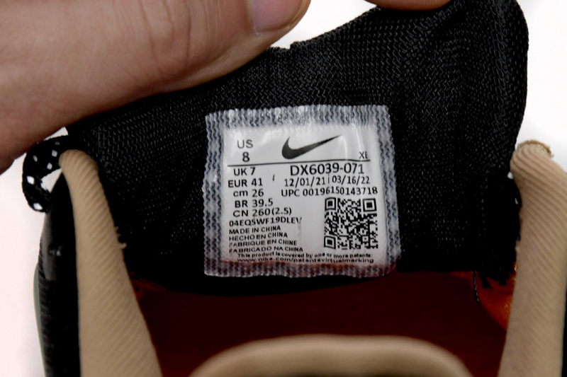 Nike Air Zoom Pegasus 39 Black White Orange