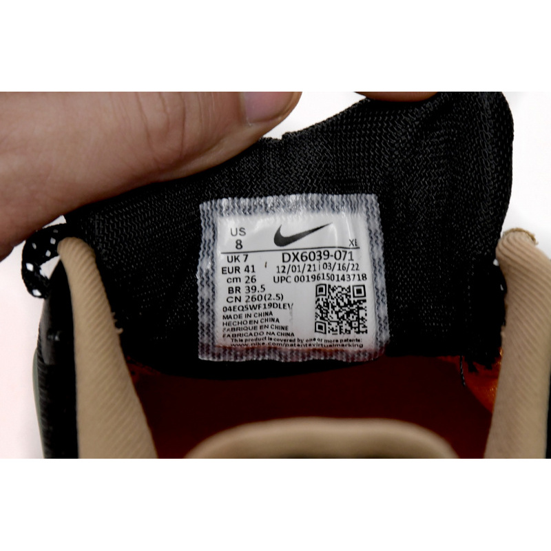 Nike Air Zoom Pegasus 39 Black White Orange