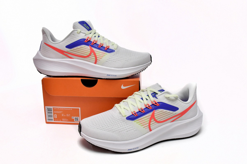 Nike Air Zoom Pegasus 39 White Blue Red-7