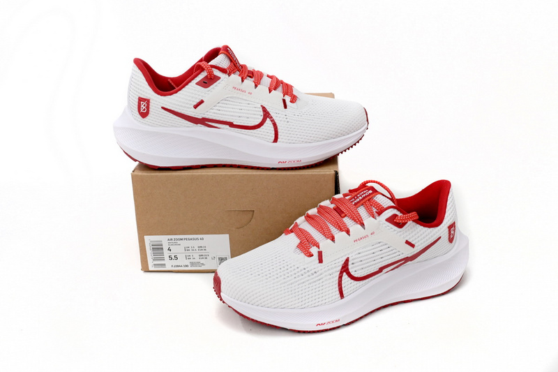 Nike Air Zoom Pegasus 40 White Red