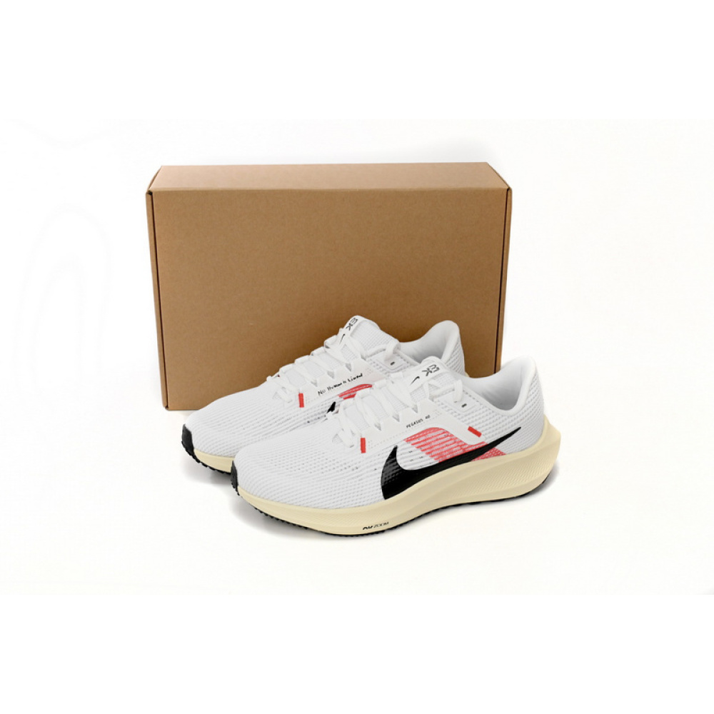 Nike Air Zoom Pegasus 40 Red, white, and black