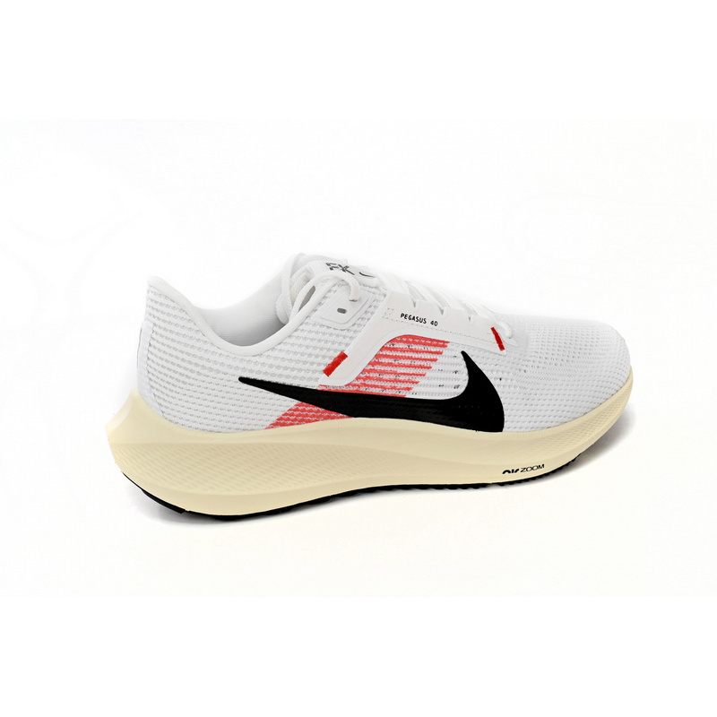 Nike Air Zoom Pegasus 40 Red, white, and black