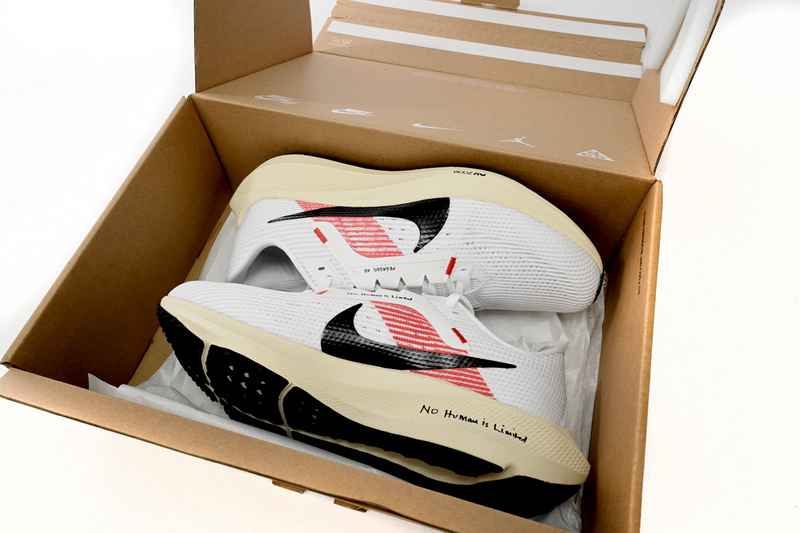 Nike Air Zoom Pegasus 40 Red, white, and black