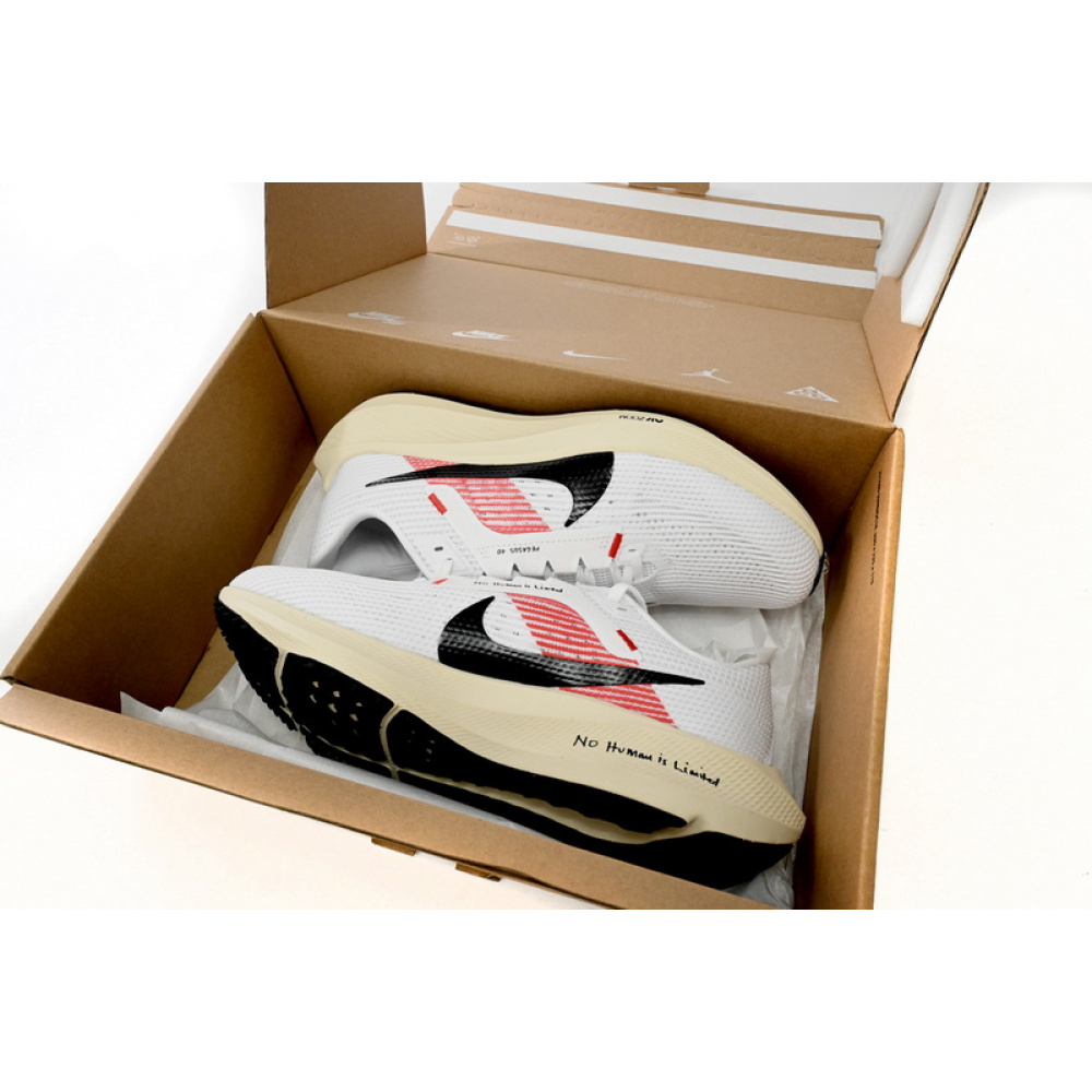 Nike Air Zoom Pegasus 40 Red, white, and black
