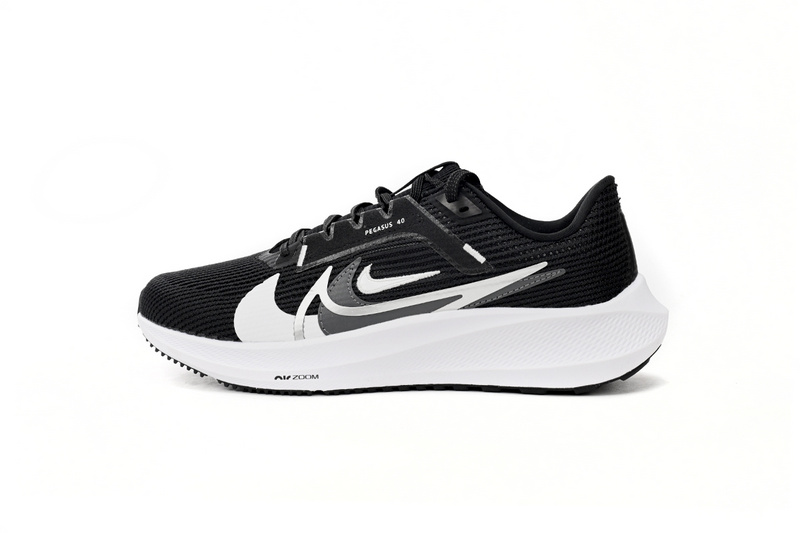 Nike Air Zoom Pegasus 40 Black and White Three Hooks
