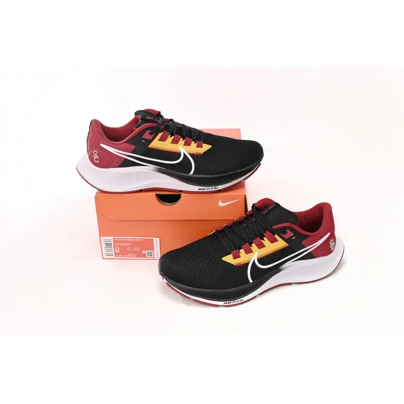 Nike AIR ZOOM PEGASUS 38 Black, Yellow, And Red