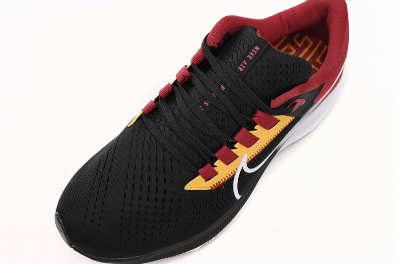 Nike AIR ZOOM PEGASUS 38 Black, Yellow, And Red