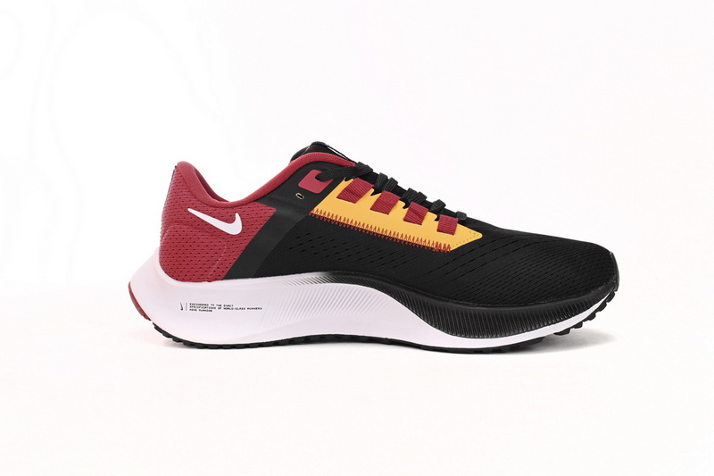 Nike AIR ZOOM PEGASUS 38 Black, Yellow, And Red