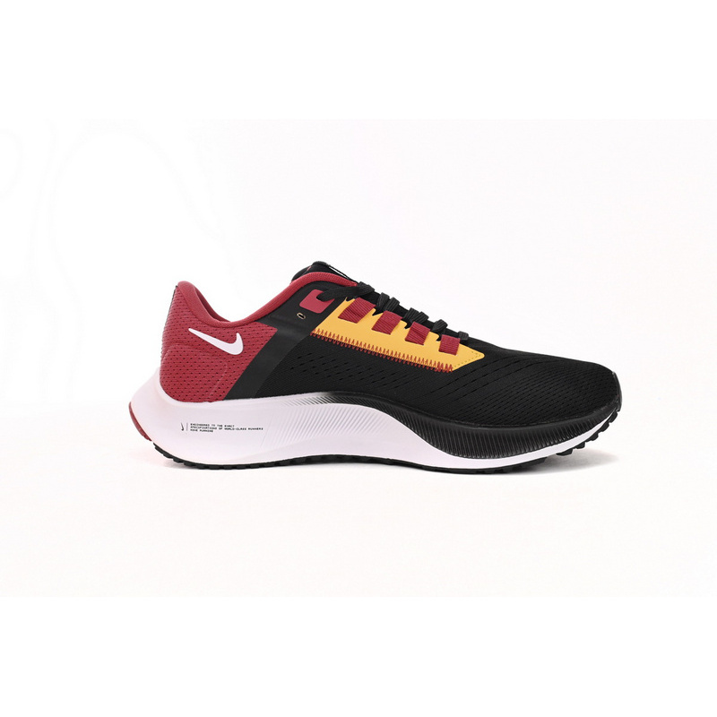 Nike AIR ZOOM PEGASUS 38 Black, Yellow, And Red