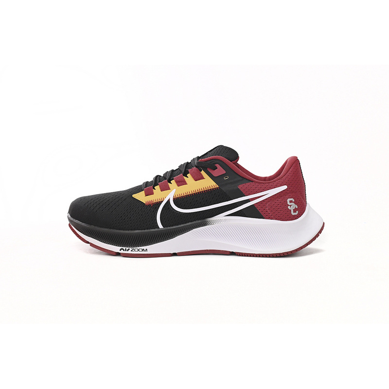 Nike AIR ZOOM PEGASUS 38 Black, Yellow, And Red