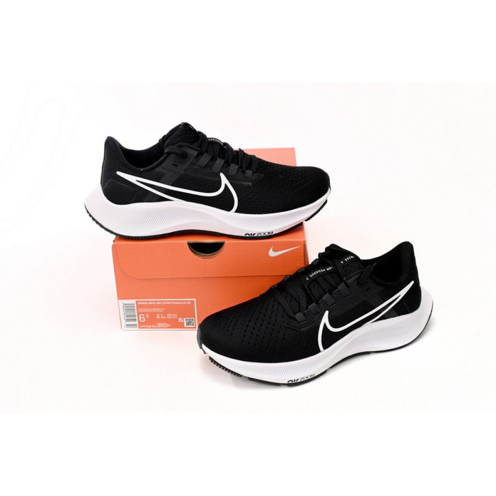 Nike AIR ZOOM PEGASUS 38 Black And White