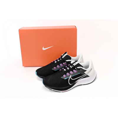 Nike AIR ZOOM PEGASUS 38 Black And White Blue 02