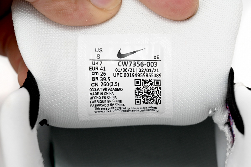 Nike AIR ZOOM PEGASUS 38 Black And White Blue