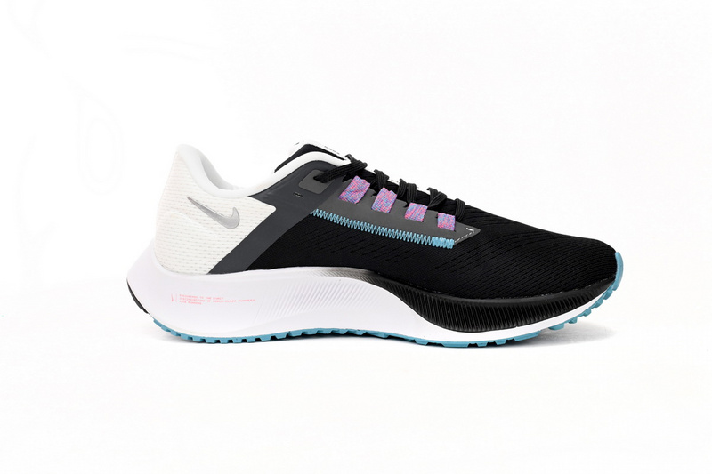 Nike AIR ZOOM PEGASUS 38 Black And White Blue