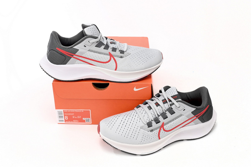 Nike AIR ZOOM PEGASUS 38 Black Gray Red
