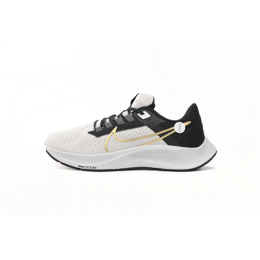 Nike AIR ZOOM PEGASUS 38 Grey Black Gold