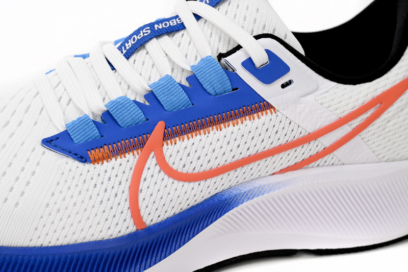 Nike AIR ZOOM PEGASUS 38 White Blue Orange
