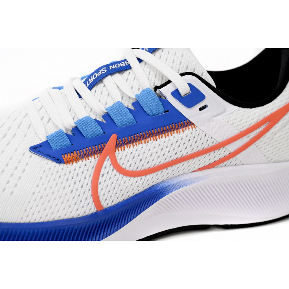 Nike AIR ZOOM PEGASUS 38 White Blue Orange