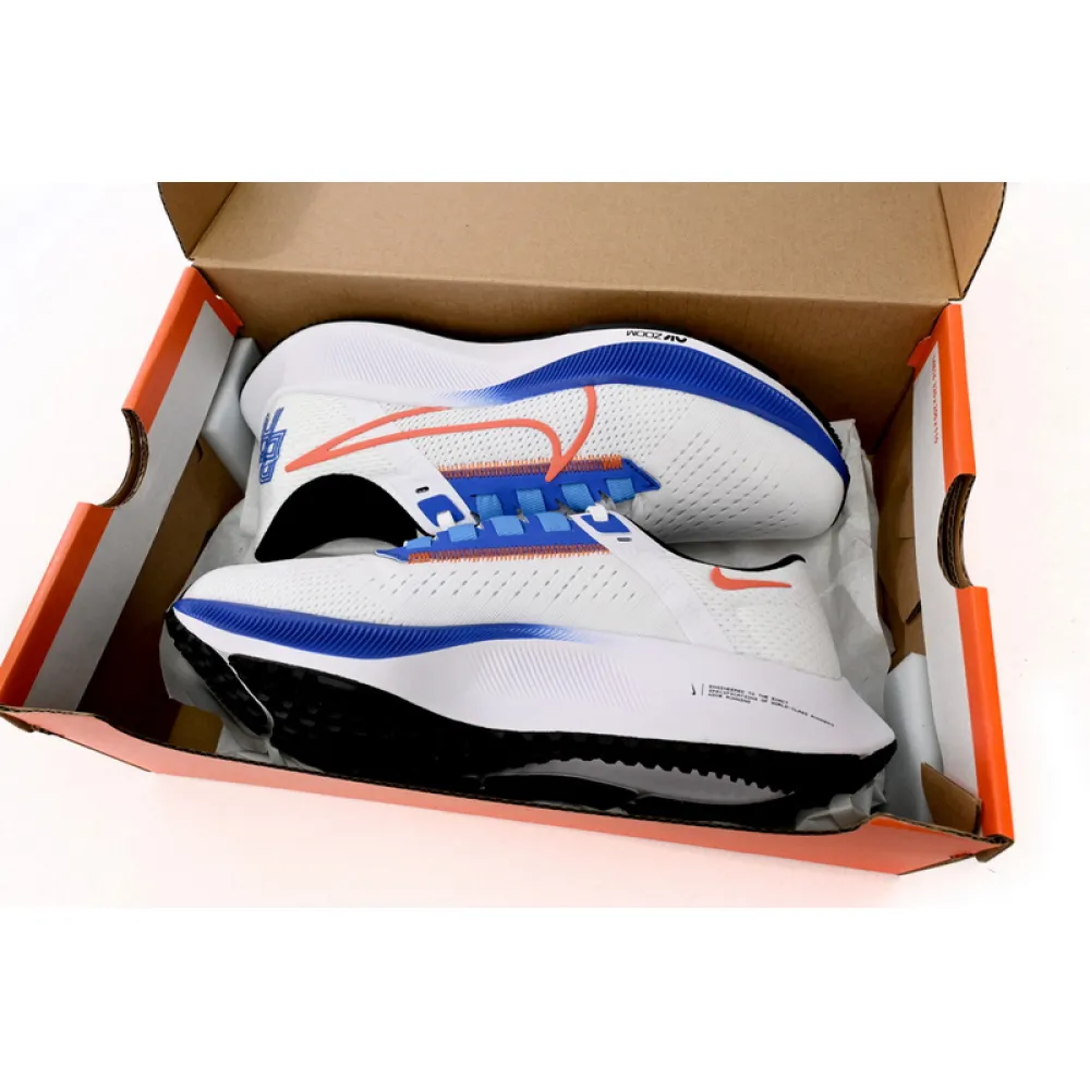 Nike AIR ZOOM PEGASUS 38 White Blue Orange