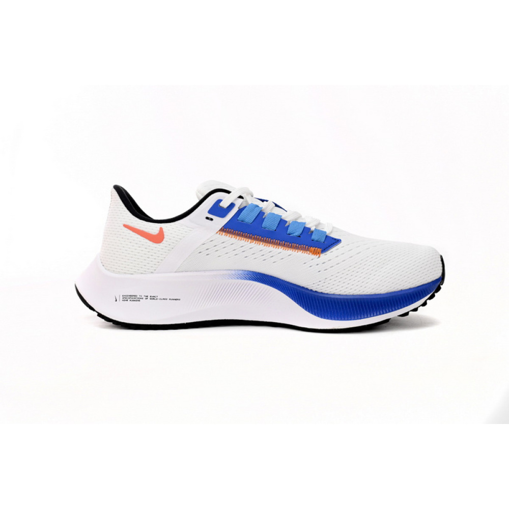 Nike AIR ZOOM PEGASUS 38 White Blue Orange