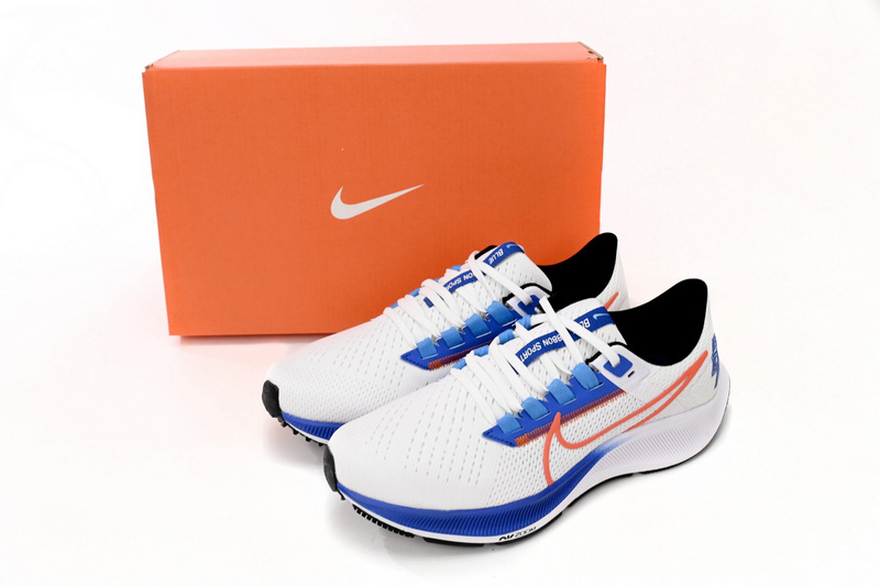 Nike AIR ZOOM PEGASUS 38 White Blue Orange