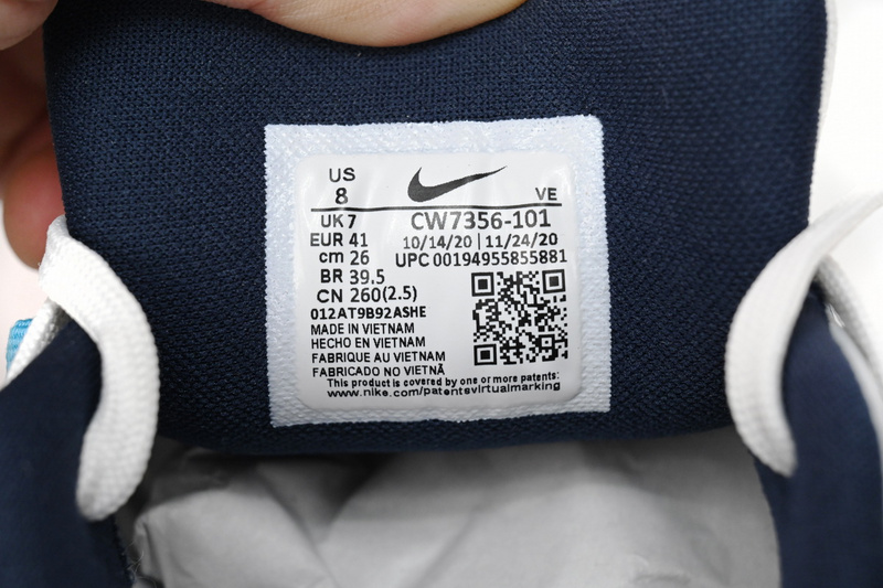 Nike AIR ZOOM PEGASUS 38 White Blue Tail