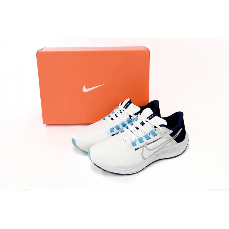 Nike AIR ZOOM PEGASUS 38 White Blue Tail