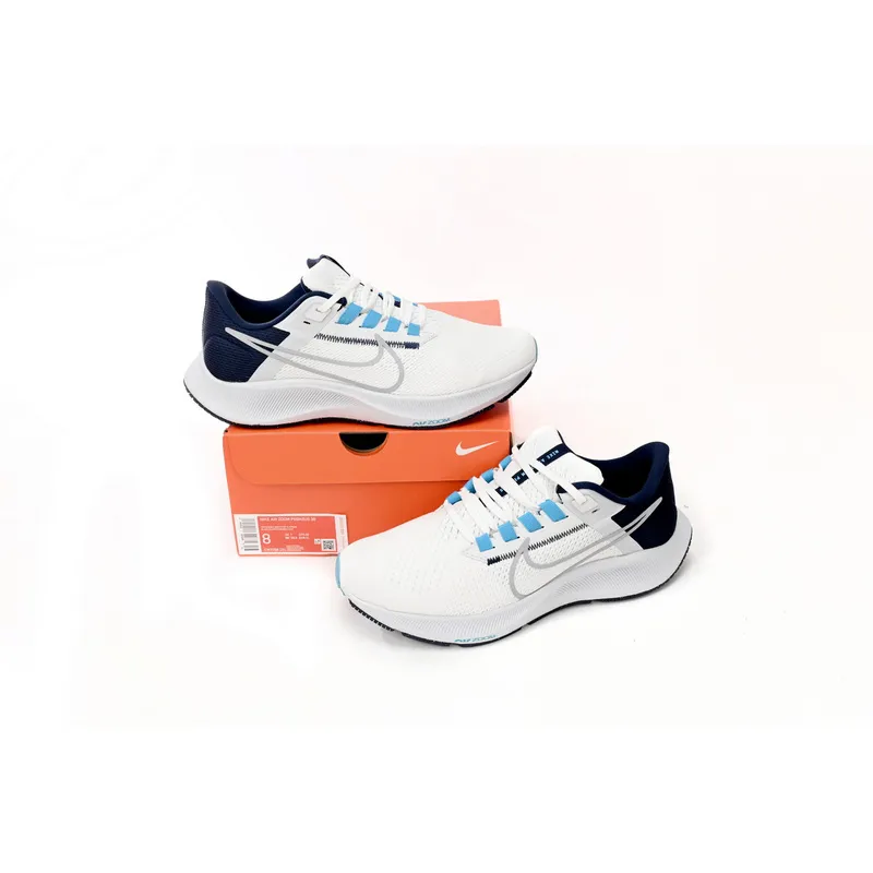 Nike AIR ZOOM PEGASUS 38 White Blue Tail